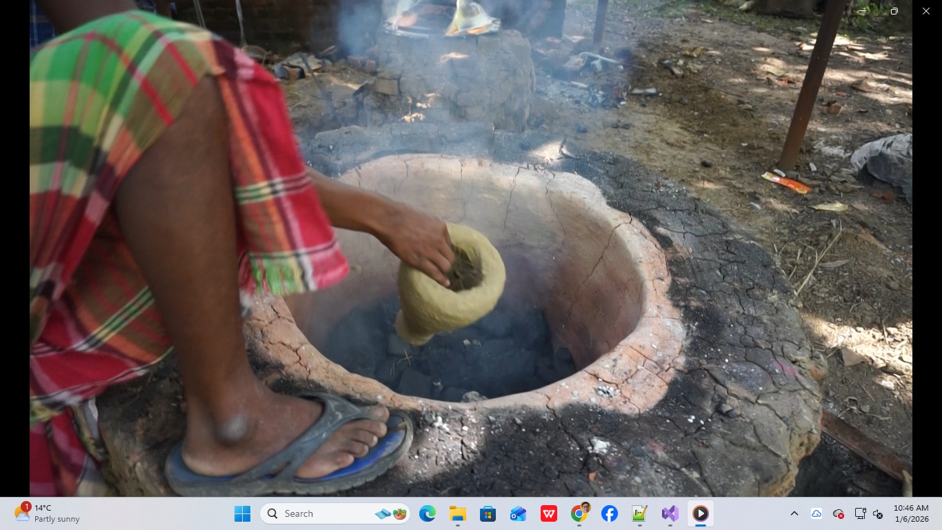Mold Hardening: Firing the Clay Forms