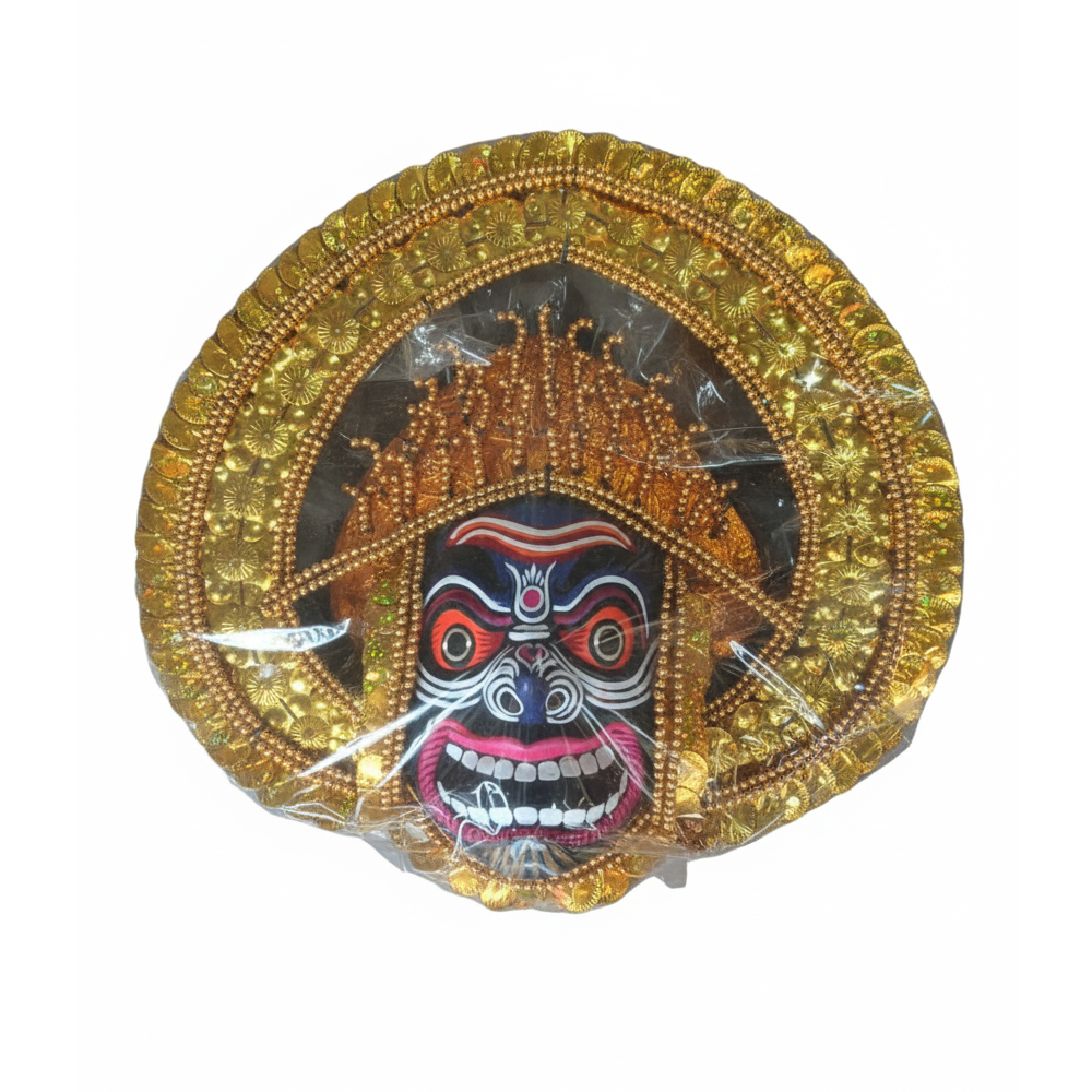 🎭 Faces of Myth: Authentic Handcrafted Chhau Masks | 12 Inch x 9 Inch