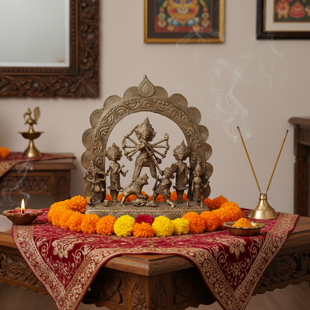 👑 The Ek Chala Dokra Idol | Devi Durga and Family - View 5