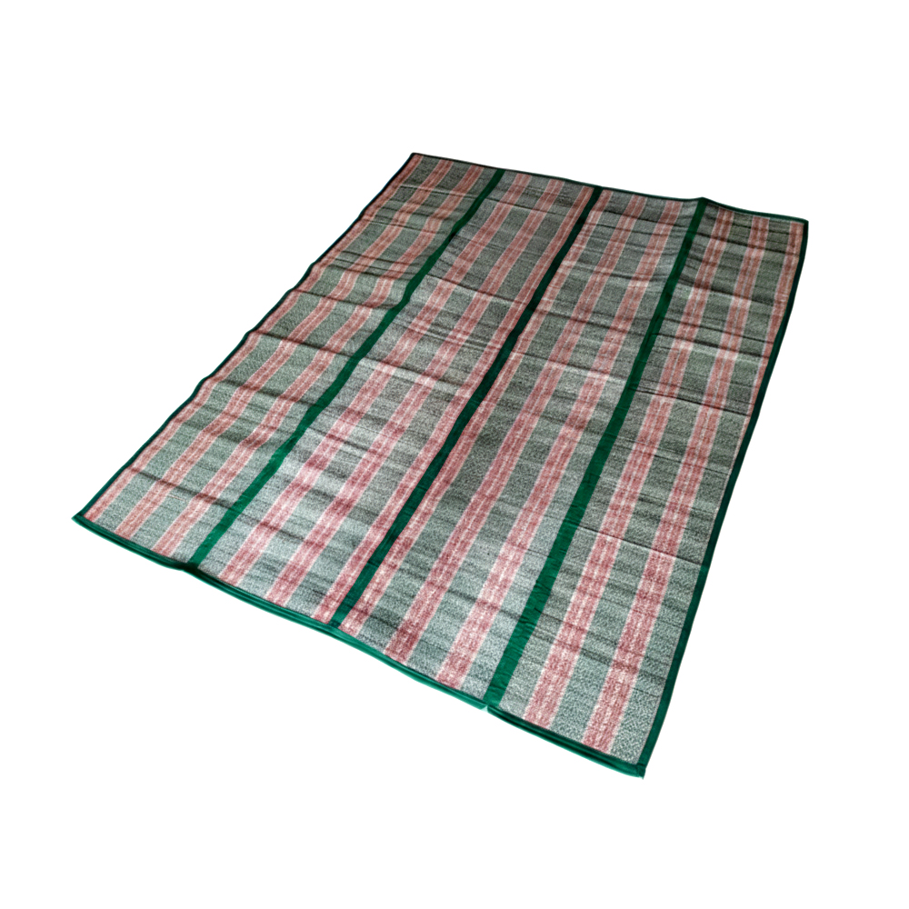Utility Plaid Pattern Foldable Floor Mat (4-Fold)  | 7 Feet x 6 Feet