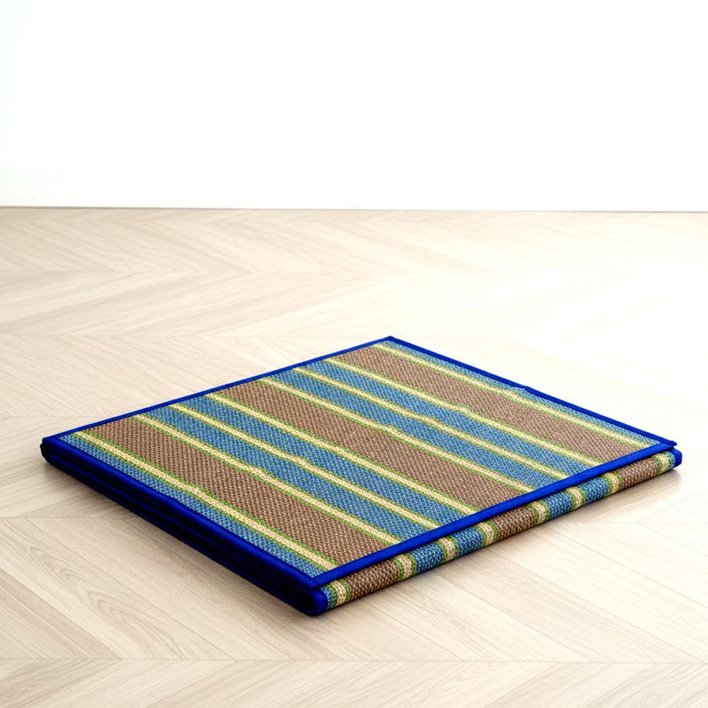 Vibrant Striped Utility Mat - Extra Portable 4-Fold Design | 7 Feet x 6 Feet - View 3