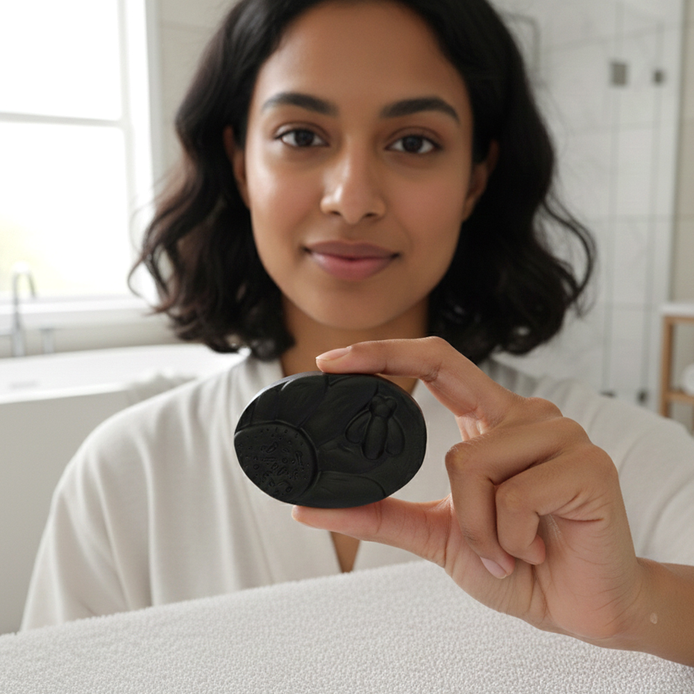 Yin-Yang Detox Bar | Charcoal + Aloe Vera | Set of 5 - View 5