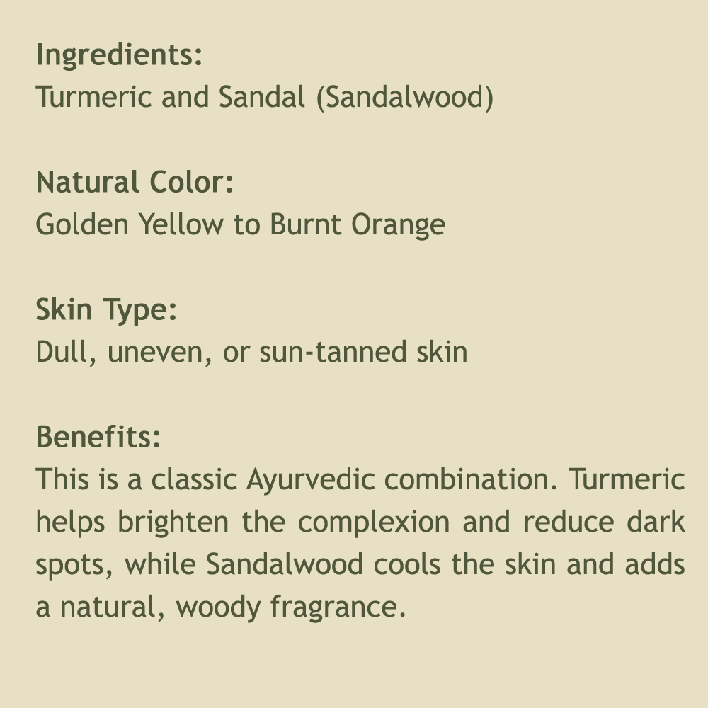 Swarna Glow Bar | Turmeric + Sandal (Sandalwood) | Set of 5 - View 2