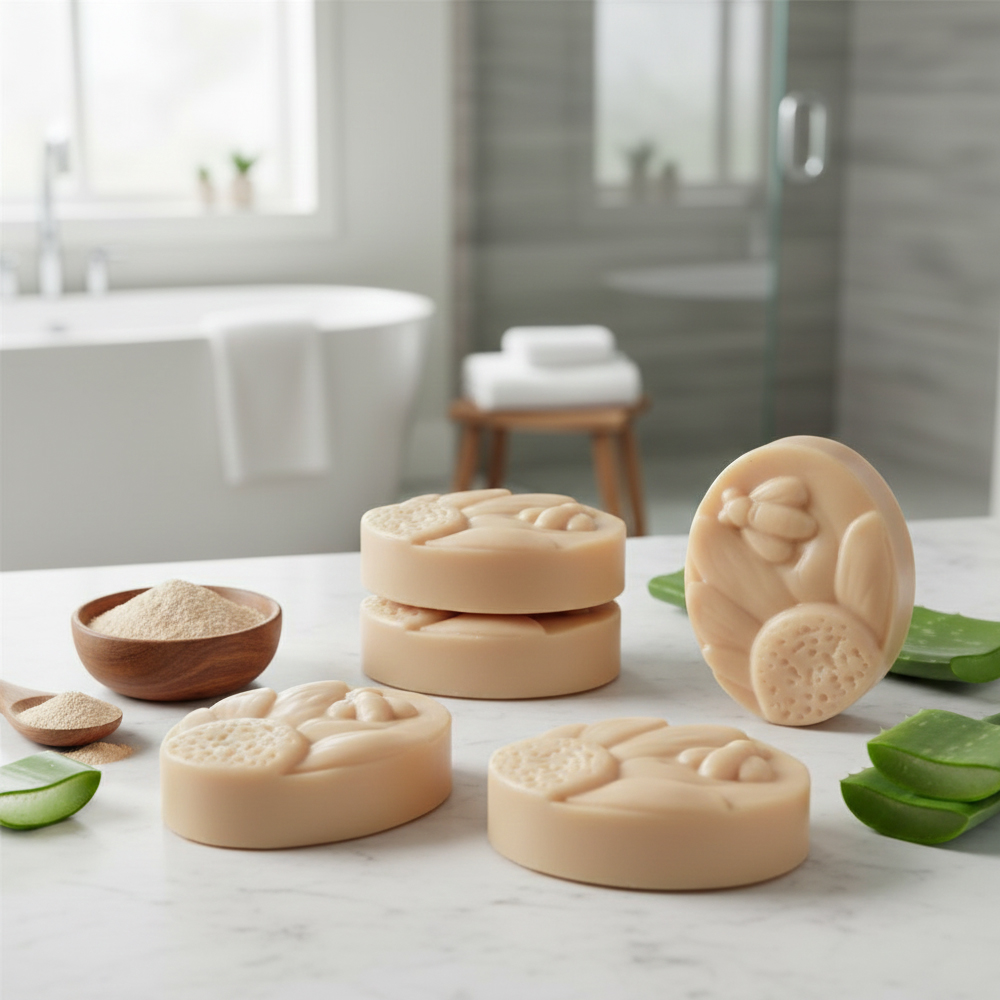 Moisture-Rich Sandalwood Bloom | Sandal + Aloe Vera | Set of 5