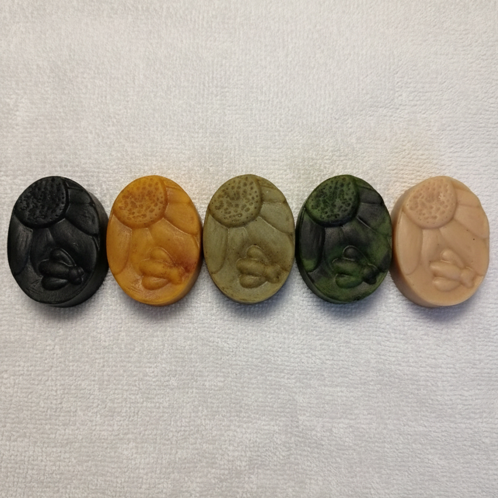 Handcrafted Botanical Soap Collection | Set of 5 | Charcoal + Aloe Vera+  Turmeric + Sandal +Neem