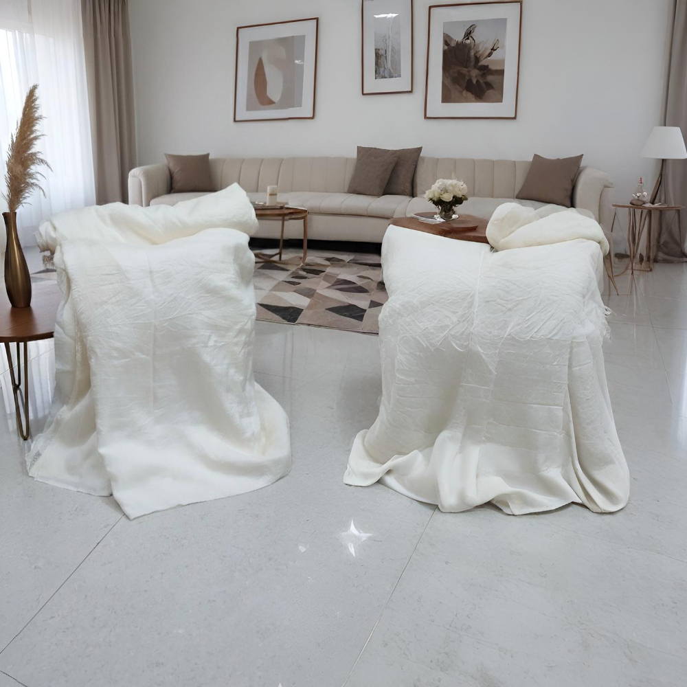 Premium 100% Pure Raw Silk Fabric Roll (13 Meter) | Natural Undyed Ivory | Perfect for Custom Garments