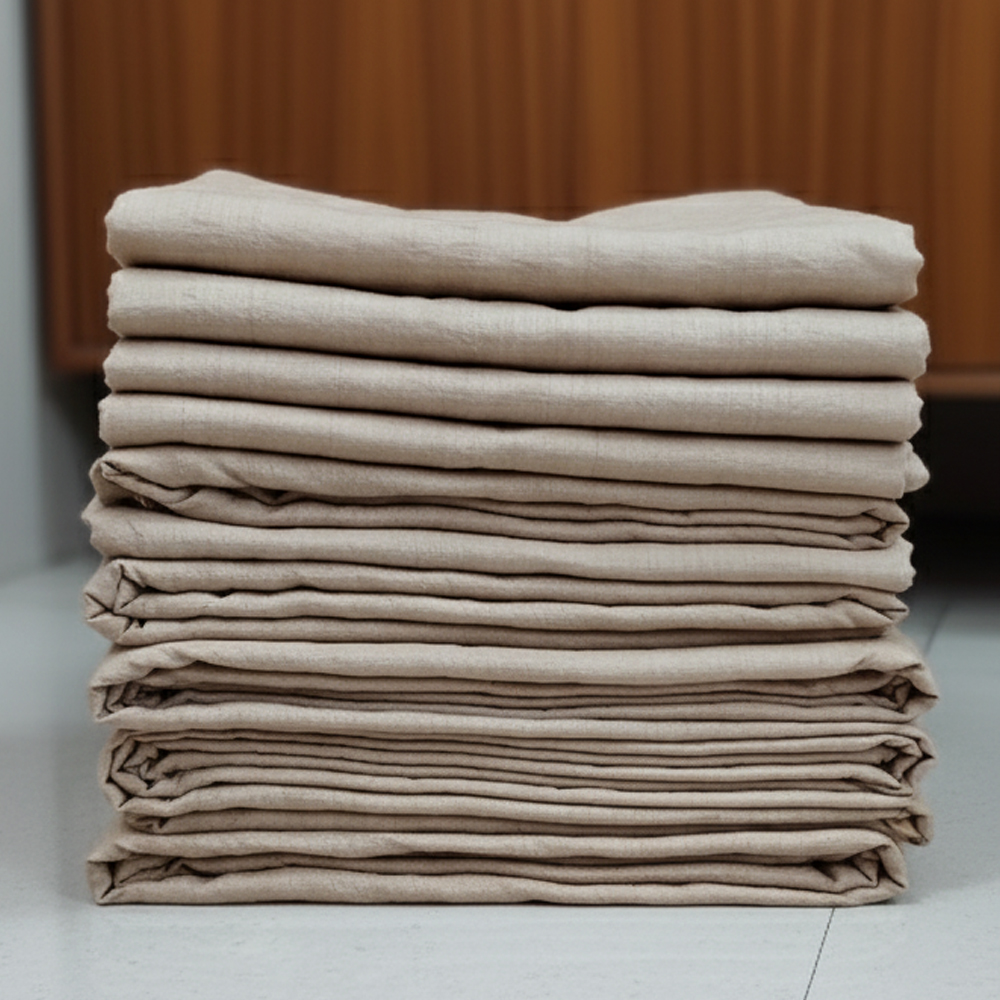 Premium 100% Pure Handloom Tussar Silk (Kosa Silk) Fabric Roll (13 Meter) | Ideal for Custom Garments - View 5