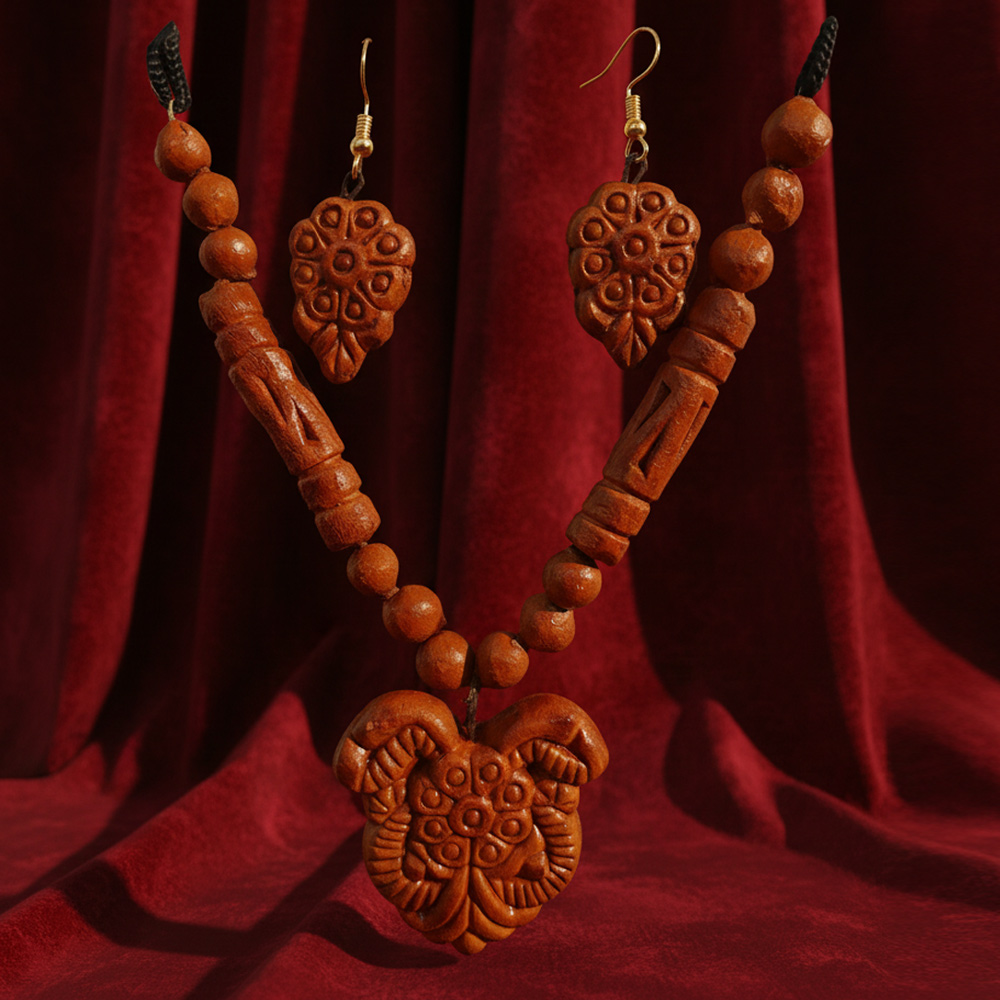 The Heritage Collection: Handcrafted Terracotta Jewellery Sets - View 3