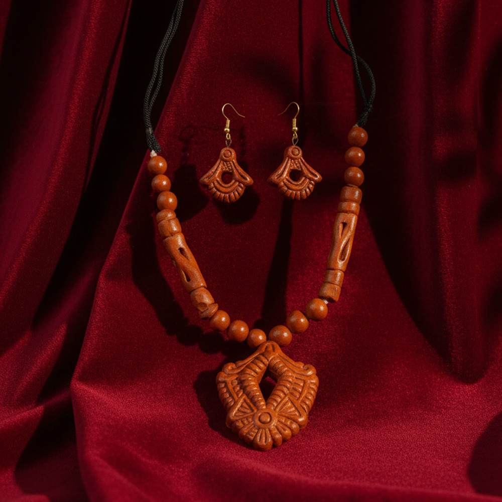 🔥 Artistry from Earth: Handcrafted Terracotta Jewellery Collection - View 3