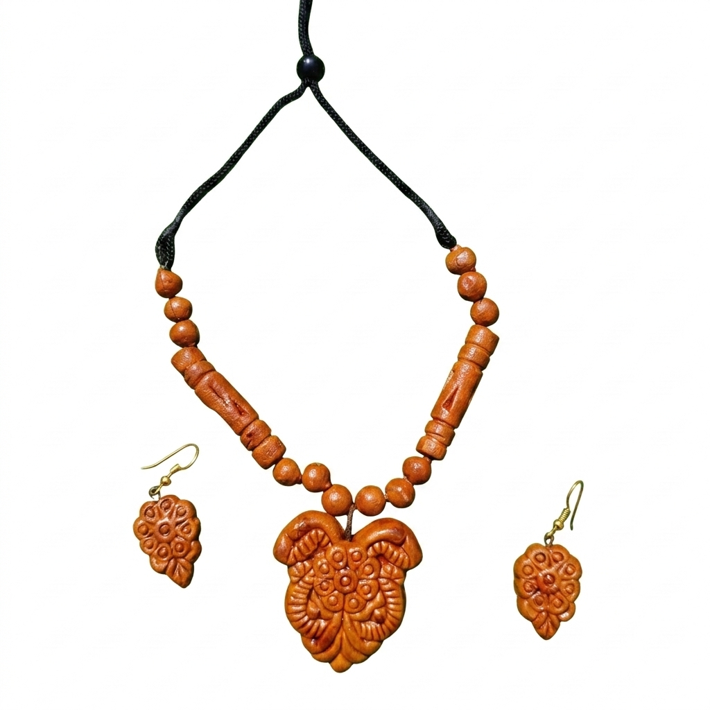 The Heritage Collection: Handcrafted Terracotta Jewellery Sets - View 2